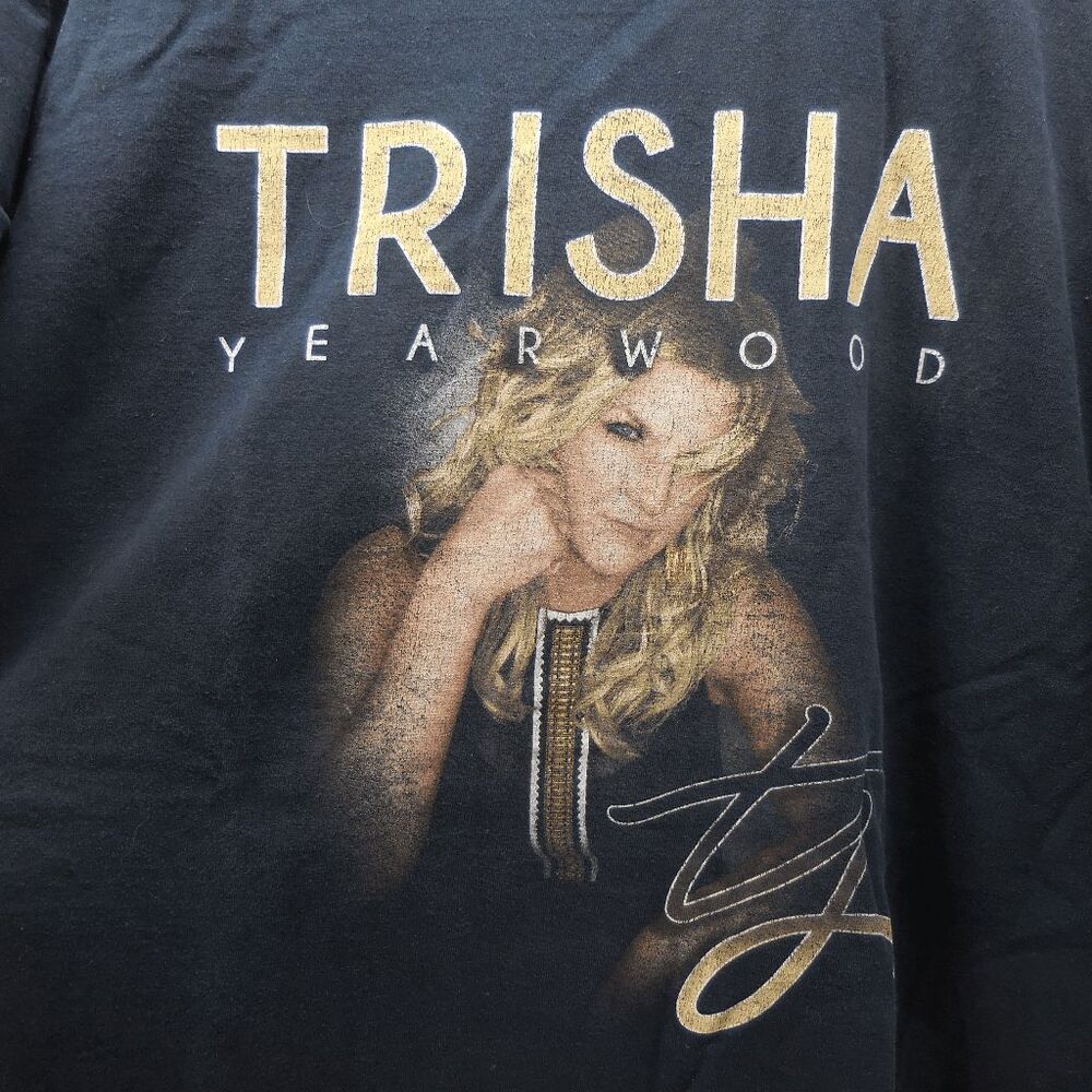 Trisha Yearwood Garth Brooks‎ 2014-2016 World Tour Black T-Shirt Size XL Country
